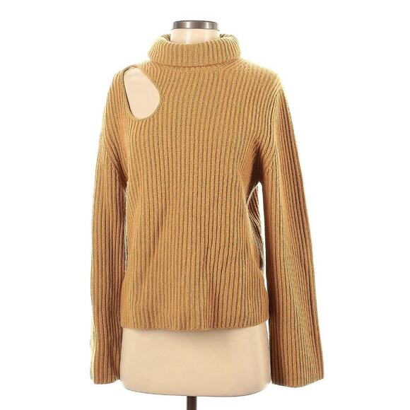 Jonathan Simkhai Dustin Cashmere Turtleneck Cut Out Pullover Sweater Resort 2023 - Picture 8 of 9